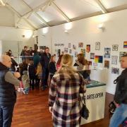Visitors at the Young Arts Open exhibition at Wisbech and Fenland Museum earlier this year.