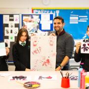 Students at Thomas Clarkson Academy in Wisbech have been exploring art as a therapy.