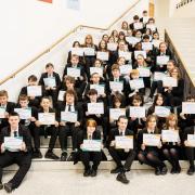 The Thomas Clarkson Academy pupils that competed in the maths challenge.