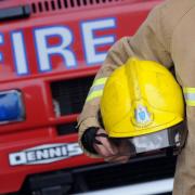 A crew from Wisbech was called to the fire on Barton Road at 4:39pm. 