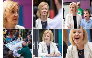Liz Truss hit the campaign trail - on day one - in Peterborough