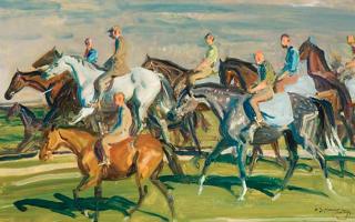 Paintings, watercolours and drawings from Sir Alfred Munnings will appear at the National Horseracing Museum in Newmarket as part of an exhibition.