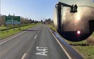 Plans for a battery storage facility in the Fens have been withdrawn after fears a fire would lead to the closure of the A47