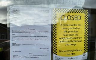Why have officers closed this flat for three months?