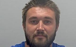 Convicted stalker Jordan Affleck, 26, of no fixed abode in Peterborough, has been sent back to prison for bombarding his ex-girlfriend with messages.