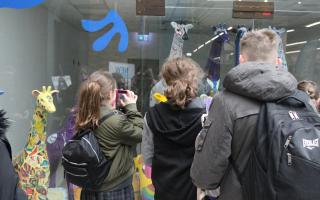 Students from Marshland High School near Wisbech took part in Cambridge Standing Tall, the latest art project from the care leavers charity Break.