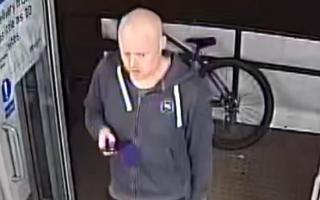 Police would like to speak to this man in connection with the theft of a bike outside Tesco Express on Kirkgate Street, Wisbech on Friday April 12.